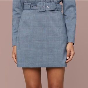 BELTED BAG WAIST SKIRT